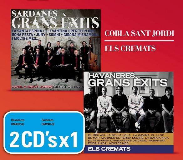 CD ELS CREMATS / COBLA SANT JORDI (2 CD X 1) | 8424295354136 | CREMATS, ES / COBLA DE SANT JORDI