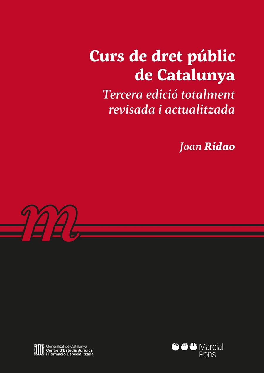 CURS DE DRET PÚBLIC DE CATALUNYA | 9788491235255 | RIDAO, JOAN
