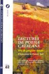 LECTURES DE POESIA CATALANA | 9788429739190 | MOLAS, JOAQUIM