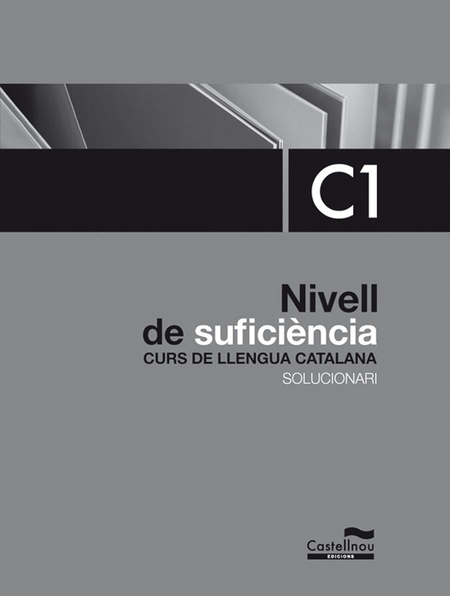 SOLUCIONARI NIVELL DE SUFICIENCIA C1 | 9788498047899 | AAVV