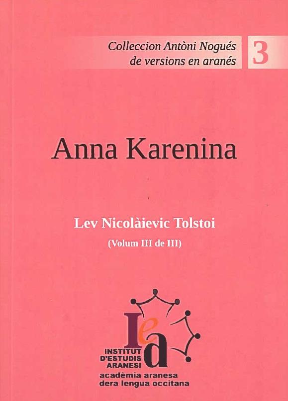 ANNA KARENINA VOL III (OCCITAN ARANÉS) | karenina3 | TOLSTOI, LEV NICOLÀIEVIC