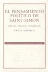 PENSAMIENTO POLITICO DE SAINT-SIMON, EL | 9789681677176 | IONESCU, GHITA