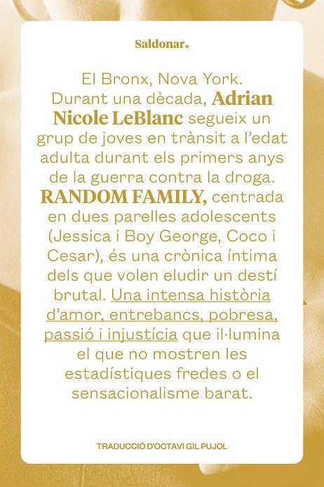 RANDOM FAMILY | 9788419571250 | LEBLANC, ADRIAN NICOLE