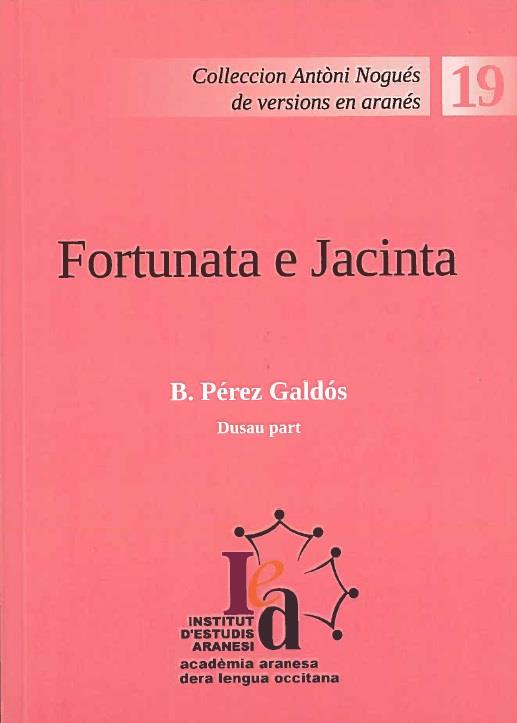 FORTUNATA E JACINTA. DUSAU PART | jacinta2 | PÉREZ GALDÓS, B.