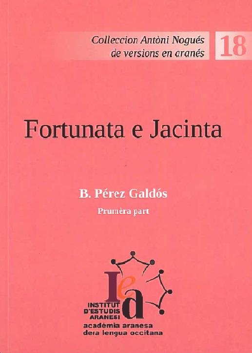 FORTUNATA E JACINTA. PRUMÈRA PART | jacinta1 | PÉREZ GALDÓS, B.
