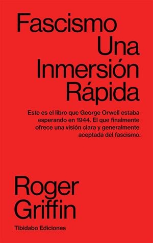FASCISMO. UNA INMERSION RÁPIDA | 9788413475691 | GRIFFIN, ROGER