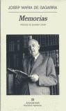 MEMORIAS (SAGARRA) | 9788433910738 | SAGARRA, JOSEP MARIA