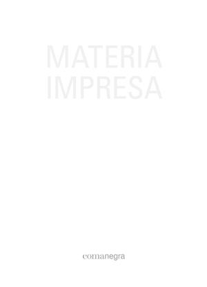 MATERIA IMPRESA | 9788416605637 | AAVV