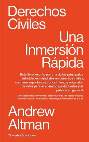 DERECHOS CIVILES. UNA INMERSION RAPIDA | 9788413478180 | ALTMAN, ANDREW