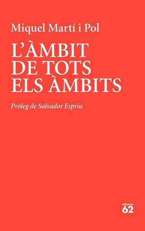 ÀMBIT DE TOTS ELS ÀMBITS, L' | 9788429779233 | MARTÍ I POL, MIQUEL