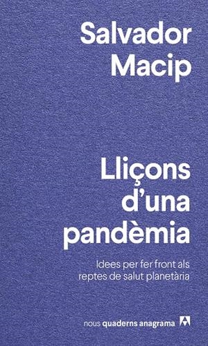 LLIÇONS D'UNA PANDEMIA | 9788433916501 | MACIP, SALVADOR