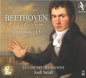 CD BEETHOVEN REVOLUTION. SYMPHONIES 1 A 5 | 8435408099370 | SAVALL, JORDI - LE CONCERT DES NATIONS