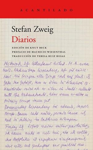 DIARIOS (ZWEIG) | 9788418370298 | ZWEIG, STEFAN