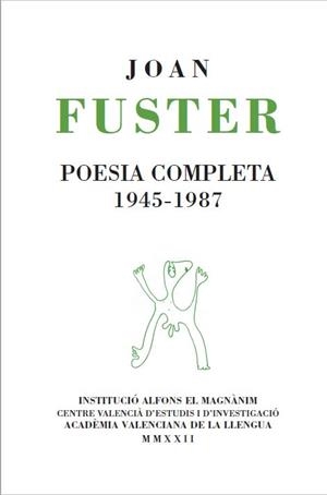POESIA COMPLETA 1945-1987 (JOAN FUSTER) | 9788478229178 | FUSTER, JOAN