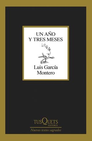 AÑO Y TRES MESES, UN | 9788411071475 | GARCÍA MONTERO, LUIS