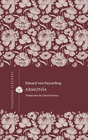 ARMONÍA (CAST) | 9788412401967 | KEYSERLING, EDUARD VON