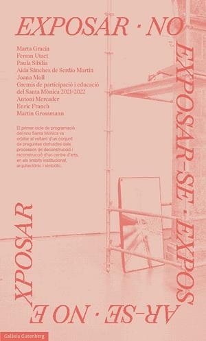 EXPOSAR, NO EXPOSAR-SE | 9788419392534 | CENTRE D'ARTS SANTA MÒNICA