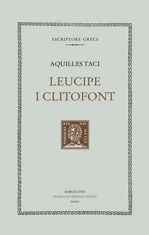 LEUCIPE I CLITOFONT | 9788498593389 | TACI, AQUIL·LES 