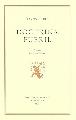 DOCTRINA PUERIL | 9788472260863 | LLULL, RAMON
