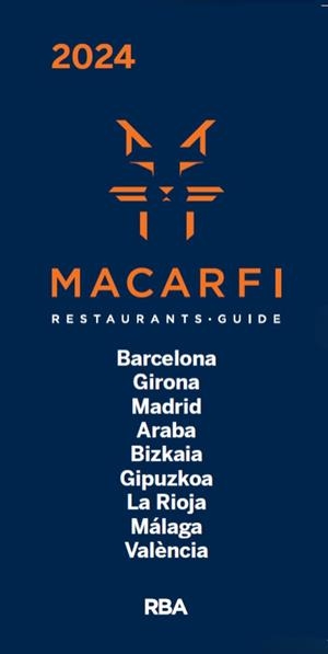 MACARFI. RESTAURANTS GUIDE 2024 | 9788409571444 | FERRER, CRISTINA / CARRERAS, CRIS (COORD.)
