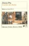 CARTAS DE ITALIA | 9788423327379 | PLA, JOSEP