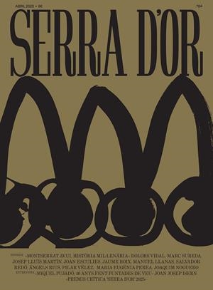 REVISTA SERRA D'OR 784 (ABRIL 2025) | RSDO784 | AAVV