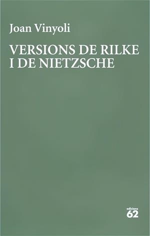 VERSIONS DE RILKE I DE NIETZSCHE | 9788429782639 | VINYOLI, JOAN