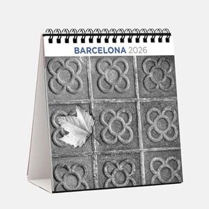 CALENDARI SOBRETAULA 2026 BARCELONA BLANC I NEGRE | 8424455260628