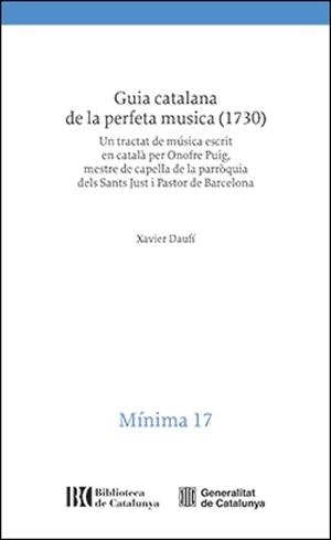 GUIA CATALANA DE LA PERFETA MÚSICA (1730) | 9788410393516 | DAUFÍ, XAVIER