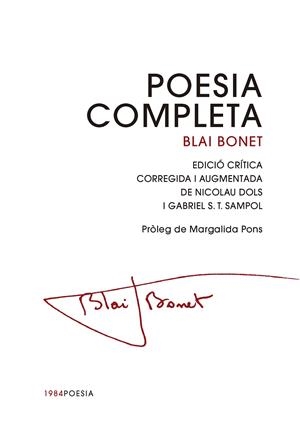POESIA COMPLETA (BLAI BONET) | 9791387757144 | BONET, BLAI / DOLS, NICOLAU / SAMPOL, GABRIEL S.T. (EDS.)