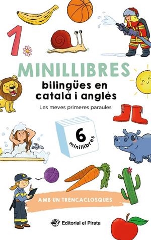 MINILLIBRES BILINGÜES EN CATALÀ I ANGLÈS. LES MEVES PRIMERES PARAULES | 9788419912459 | PIRATA, EDITORIAL EL / LÓPEZ, PAM