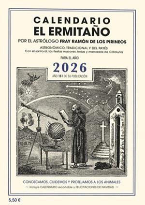 CALENDARIO EL ERMITAÑO 2026 (CAST) | 9788412798593 | A.A.V.V.