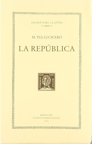 REPÚBLICA, LA | 9788472258679 | CICERÓ, M. TUL·LI
