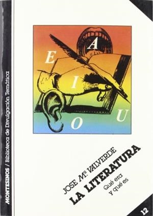 LITERATURA, LA | 9788485859436 | VALVERDE, JOSE MARIA