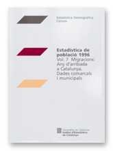 ESTADISTICA DE POBLACIO 1996 VOL. 7 MIGRACIONS: AN | 9788439352655 | INSTITUT D'ESTADISTI