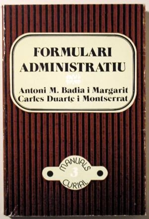 FORMULARI ADMINISTRATIU | 8472561712 | BADIA MARGARIT, ANTO