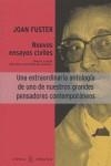 NUEVOS ENSAYOS CIVILES (ANTOLOGÍA) | 9788467013962 | FUSTER, JOAN