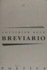 BREVIARIO | 9788429732672 | BENN, GOTTFRIED
