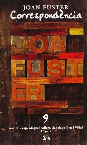 CORRESPONDENCIA IX | 9788475027463 | FUSTER, JOAN