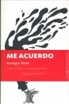 ME ACUERDO | 9788493504786 | PEREC, GEORGES