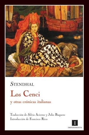 CENCI Y OTRAS CRONICAS ITALINAS, LOS | 9788493592790 | STENDHAL