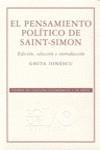 PENSAMIENTO POLITICO DE SAINT-SIMON, EL | 9789681677176 | IONESCU, GHITA