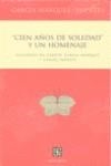 "CIEN AÑOS DE SOLEDAD" Y UN HOMENAJE | 9789681685133 | GARCIA MARQUEZ - FUENTES