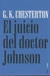 JUICIO DEL DOCTOR JOHNSON, EL | 9788496867468 | CHERTERTON, G.K.