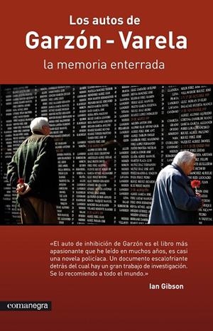AUTOS DE GARZON-VARELA, LOS. LA MEMORIA ENTERRADA | 9788493751982