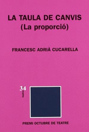 TAULA DE CANVIS, LA. (LA PROPORCIO) | 9788475028736 | CUCARELLA, FRANCESC ADRIA