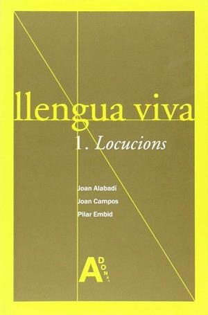 LLENGUA VIVA. 1 LOCUCIONS | 9788493628901 | EMBID, PILAR