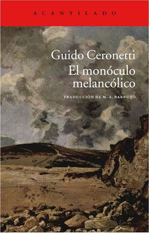 MONOCULO MELANCOLICO, EL | 9788415689850 | CERONETTI, GUIDO