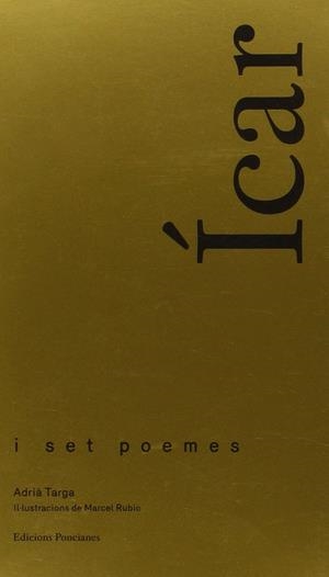 ICAR I SET POEMES | 9788472269910 | TARGA, ADRIA