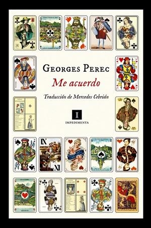 ME ACUERDO | 9788416542741 | PEREC, GEORGES